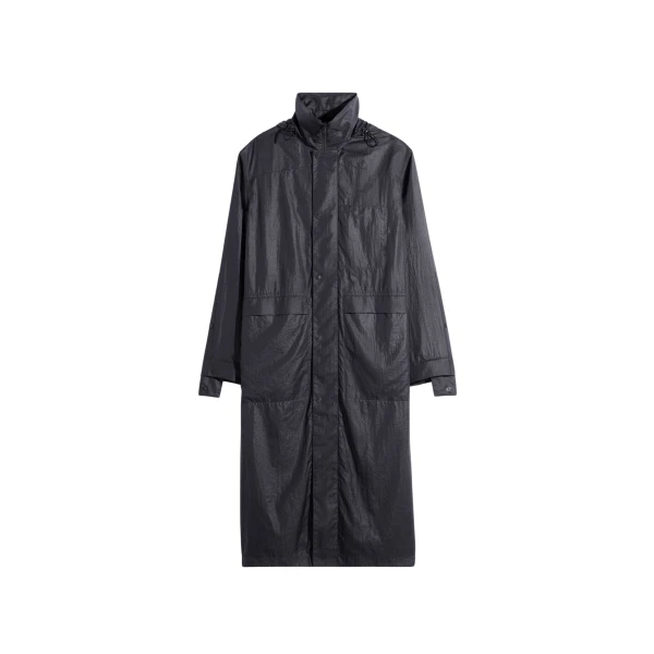 Lemaire Hooded Raincoat in Light Nylon - Coats - Parisian Minimalist Luxury at Luxury Shoes 