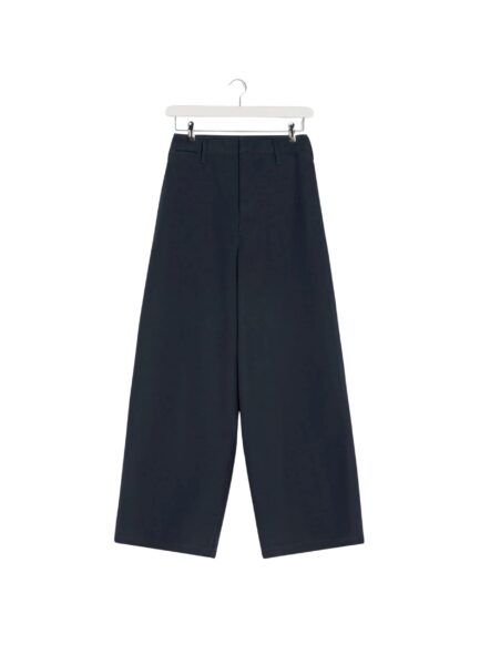 Lemaire Large Chino in Cotton Twill - Pants - Parisian Minimalist Luxury at Luxury Shoes 