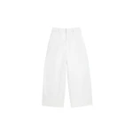 Lemaire Large Chino in Cotton Twill - Pants - Parisian Minimalist Luxury at Luxury Shoes 