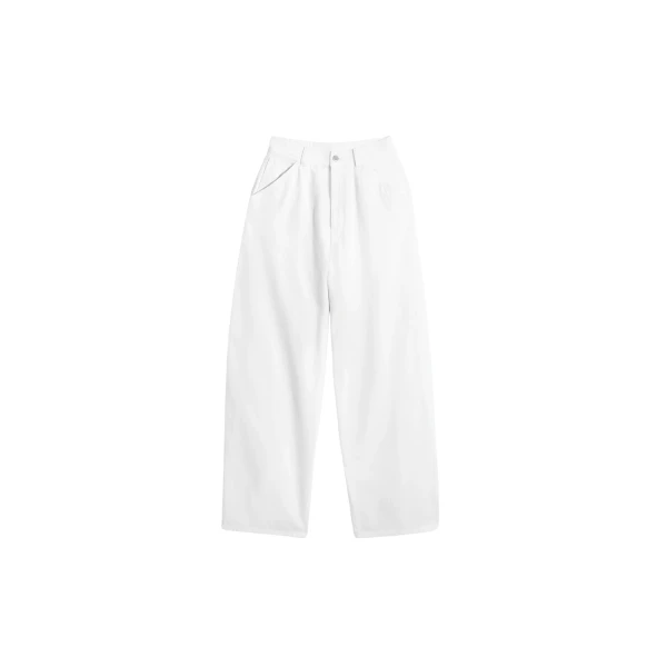 Lemaire Large Pants in Denim - Pants - Parisian Minimalist Luxury at Luxury Shoes 
