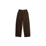 Lemaire Large Pants in Dyed Broken Twill - Pants - Parisian Minimalist Luxury at Luxury Shoes 