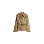 Lemaire Light Wrap Jacket in Light Coated Cotton - Jackets - Parisian Minimalist Luxury at Luxury Shoes 