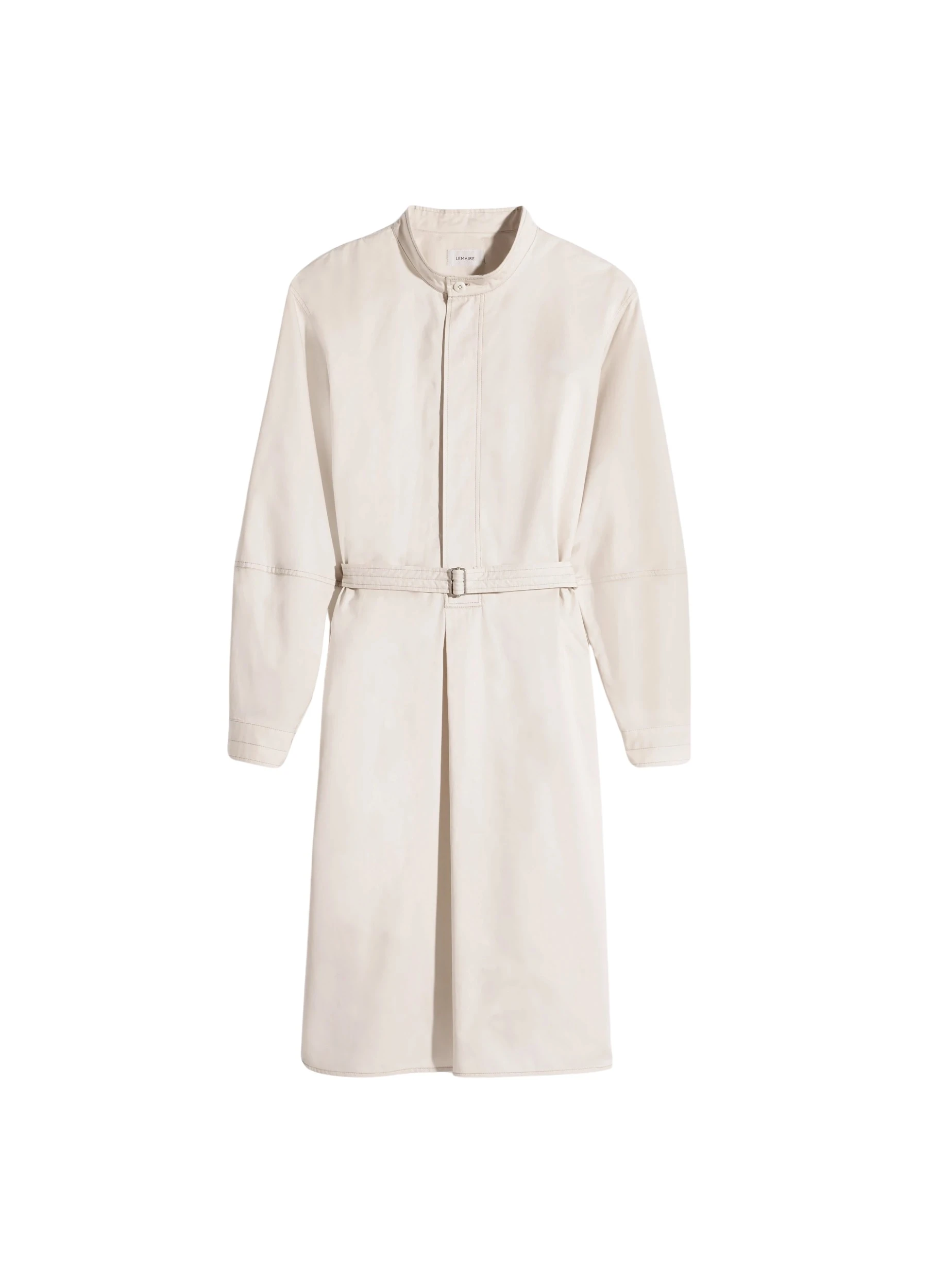 Lemaire-Liquette-Dress-in-Light-Cotton-Satin-coveti-684010_nobg Lemaire Liquette Dress in Light Cotton Satin - Dresses - Parisian Minimalist Luxury at Luxury Shoes
