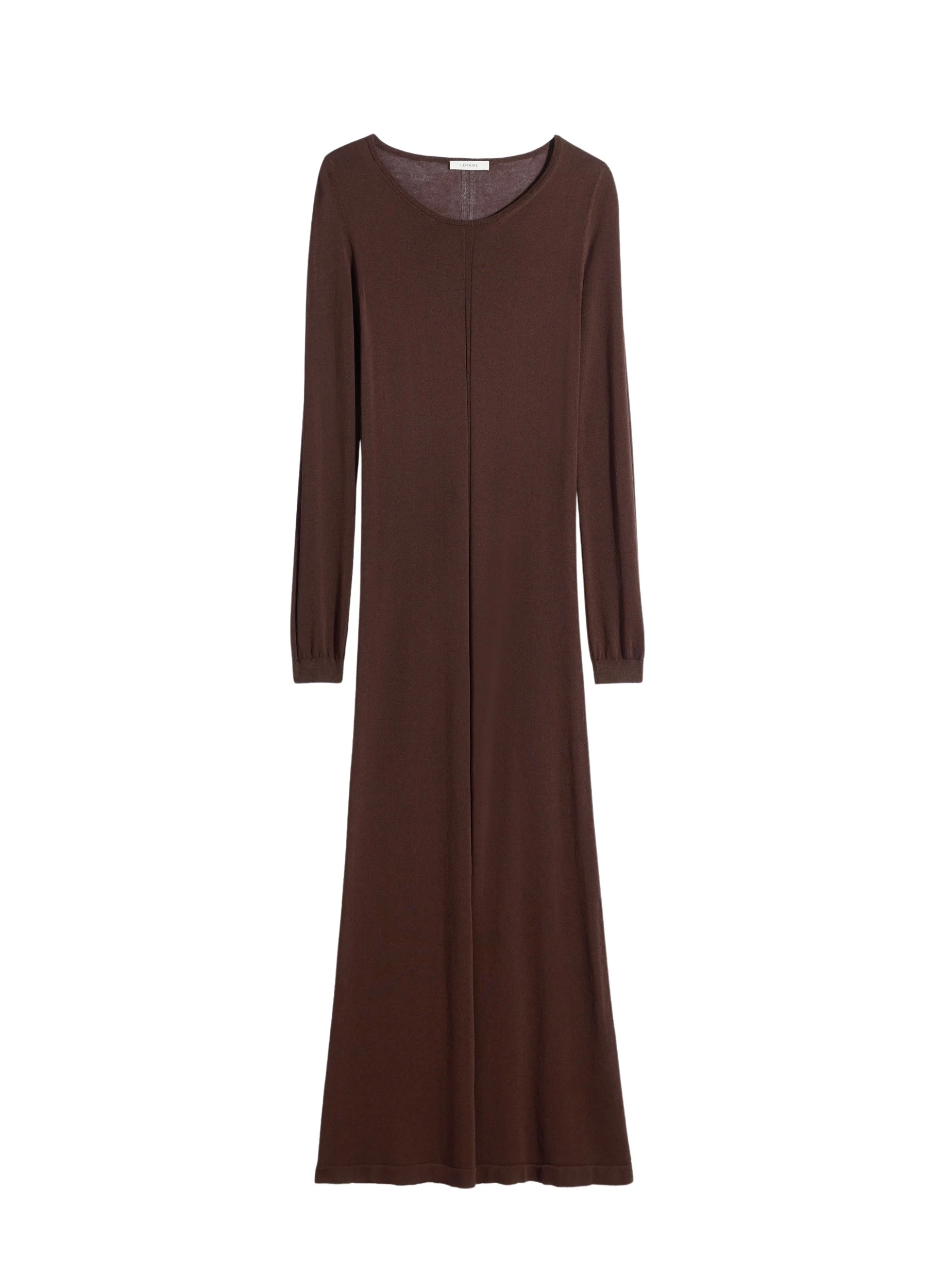 Lemaire-Long-Sleeve-Tube-Dress-in-Viscose-Crepe-coveti61192_nobg Lemaire Long Sleeve Tube Dress in Viscose Crepe - Dresses - Parisian Minimalist Luxury at Luxury Shoes