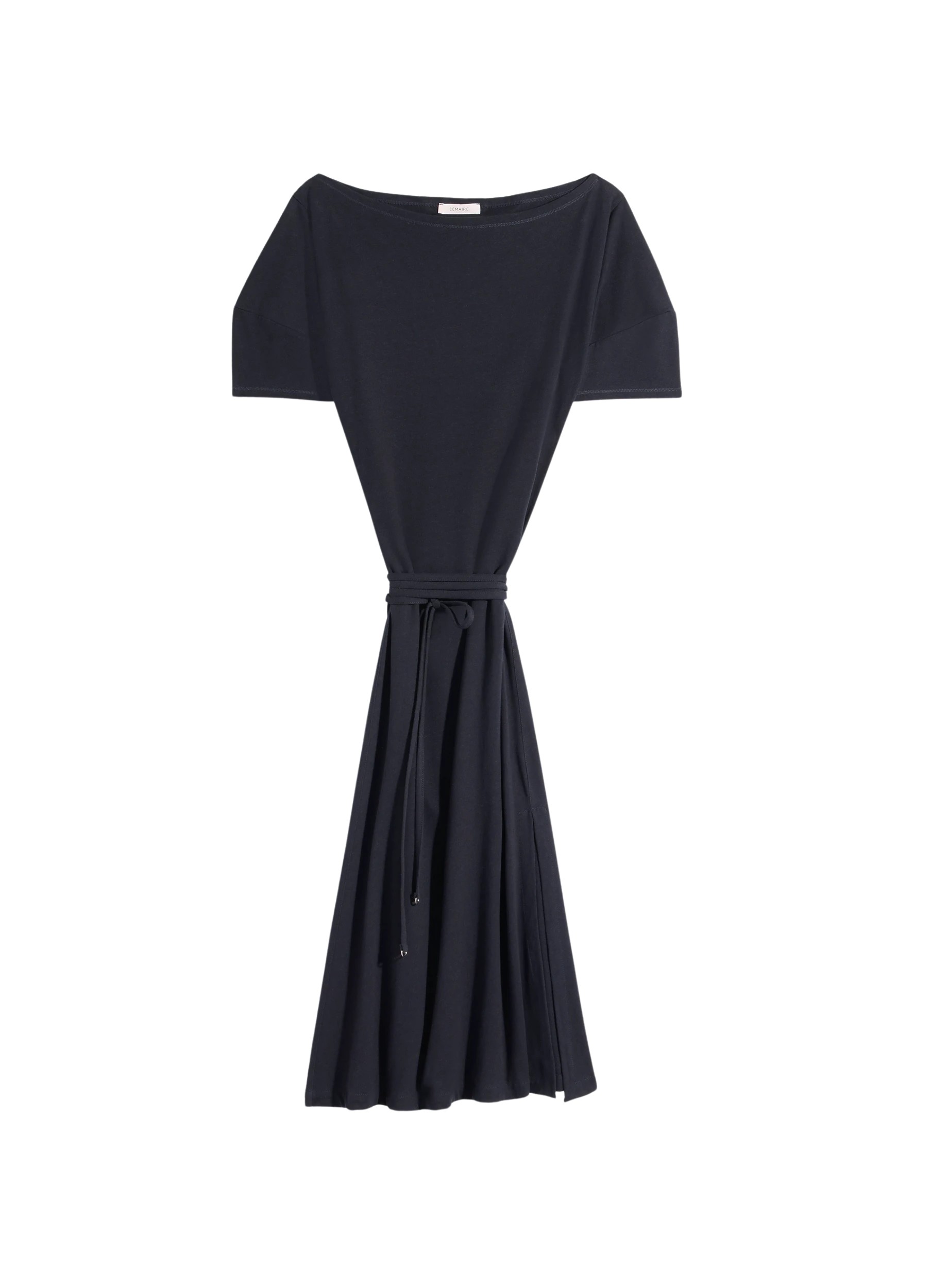 Lemaire Off Shoulder Dress in Jersey - Dresses - Parisian Minimalist Luxury at Luxury Shoes 