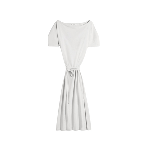 Lemaire Off Shoulder Dress in Jersey - Dresses - Parisian Minimalist Luxury at Luxury Shoes 