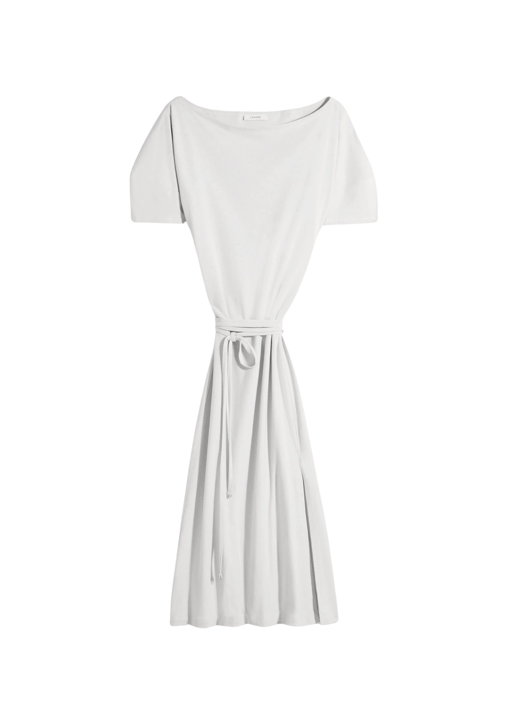 Lemaire Off Shoulder Dress in Jersey - Dresses - Parisian Minimalist Luxury at Luxury Shoes 