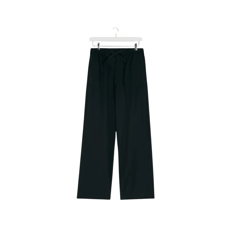 Lemaire Pyjama Pants in Cotton Satin - Loungewear - Parisian Minimalist Luxury at Luxury Shoes 