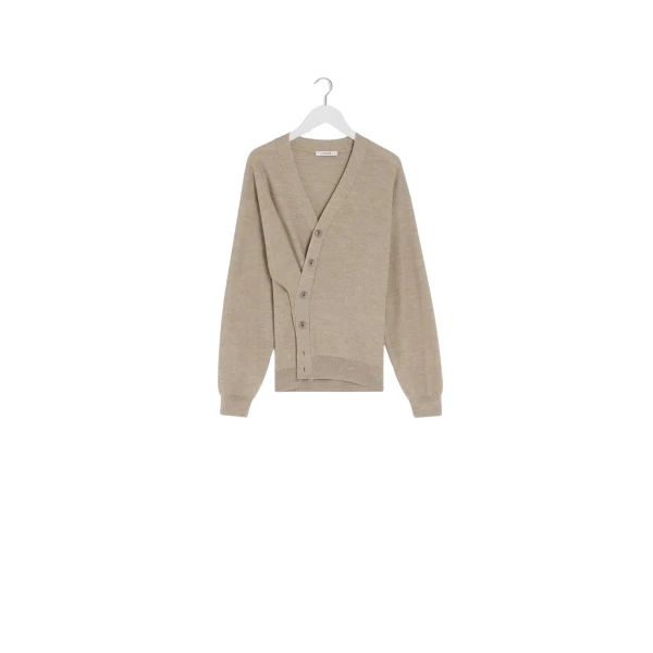 Lemaire Relaxed Twisted Cardigan in Merino Blend