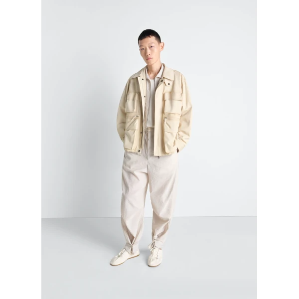 Lemaire Reporter Jacket in Nubuck - Jackets - Parisian Minimalist Luxury at Luxury Shoes 