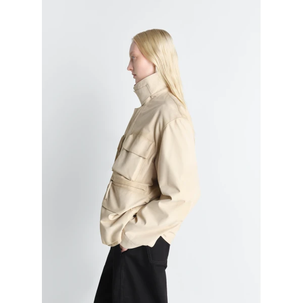 Lemaire Reporter Jacket in Nubuck - Jackets - Parisian Minimalist Luxury at Luxury Shoes 