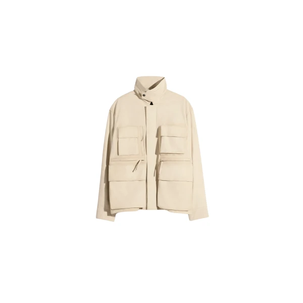 Lemaire Reporter Jacket in Nubuck - Jackets - Parisian Minimalist Luxury at Luxury Shoes 