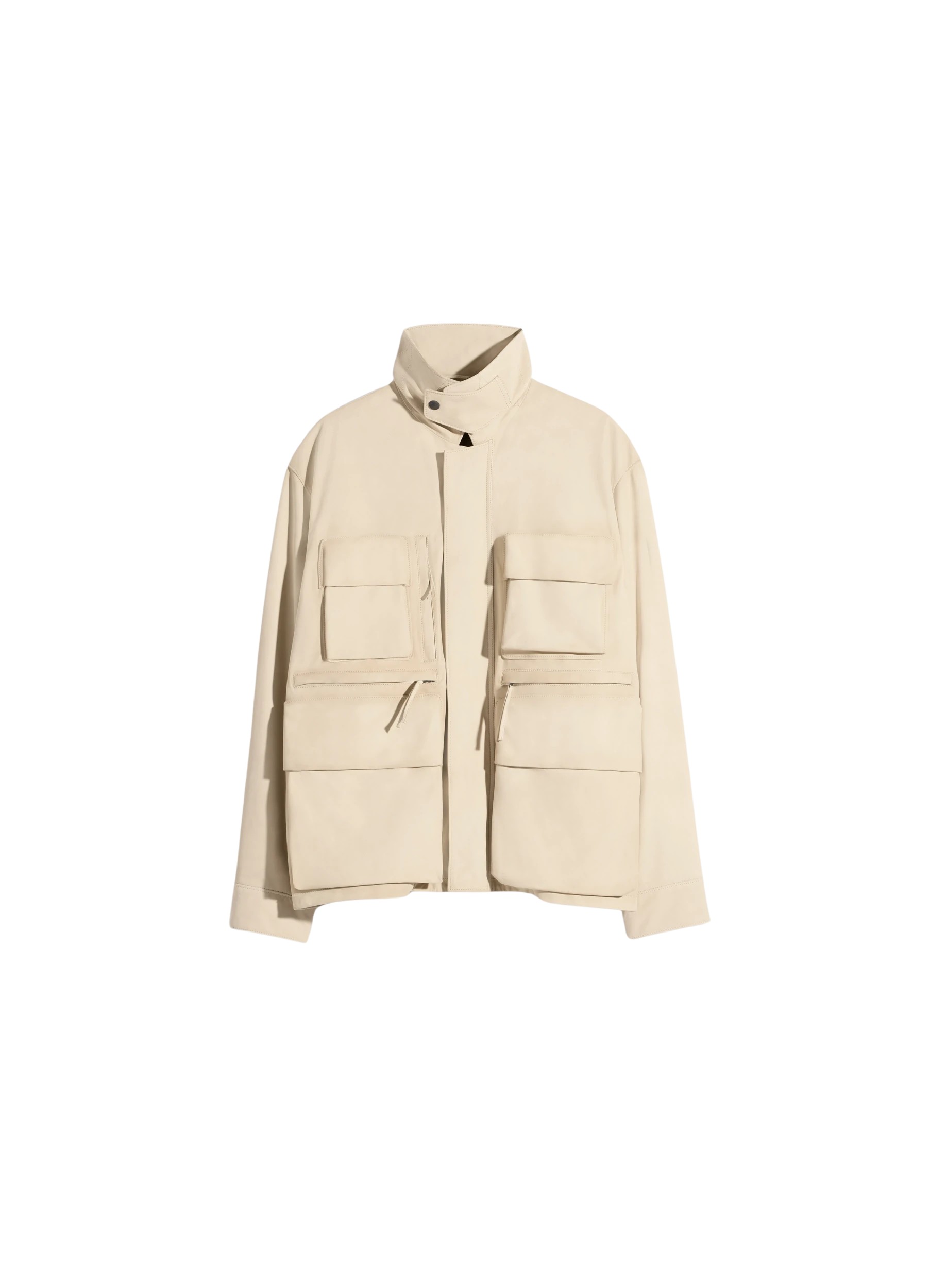 Lemaire Reporter Jacket in Nubuck - Jackets - Parisian Minimalist Luxury at Luxury Shoes 