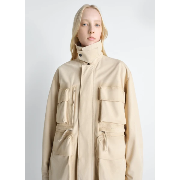 Lemaire Reporter Jacket in Nubuck - Jackets - Parisian Minimalist Luxury at Luxury Shoes 