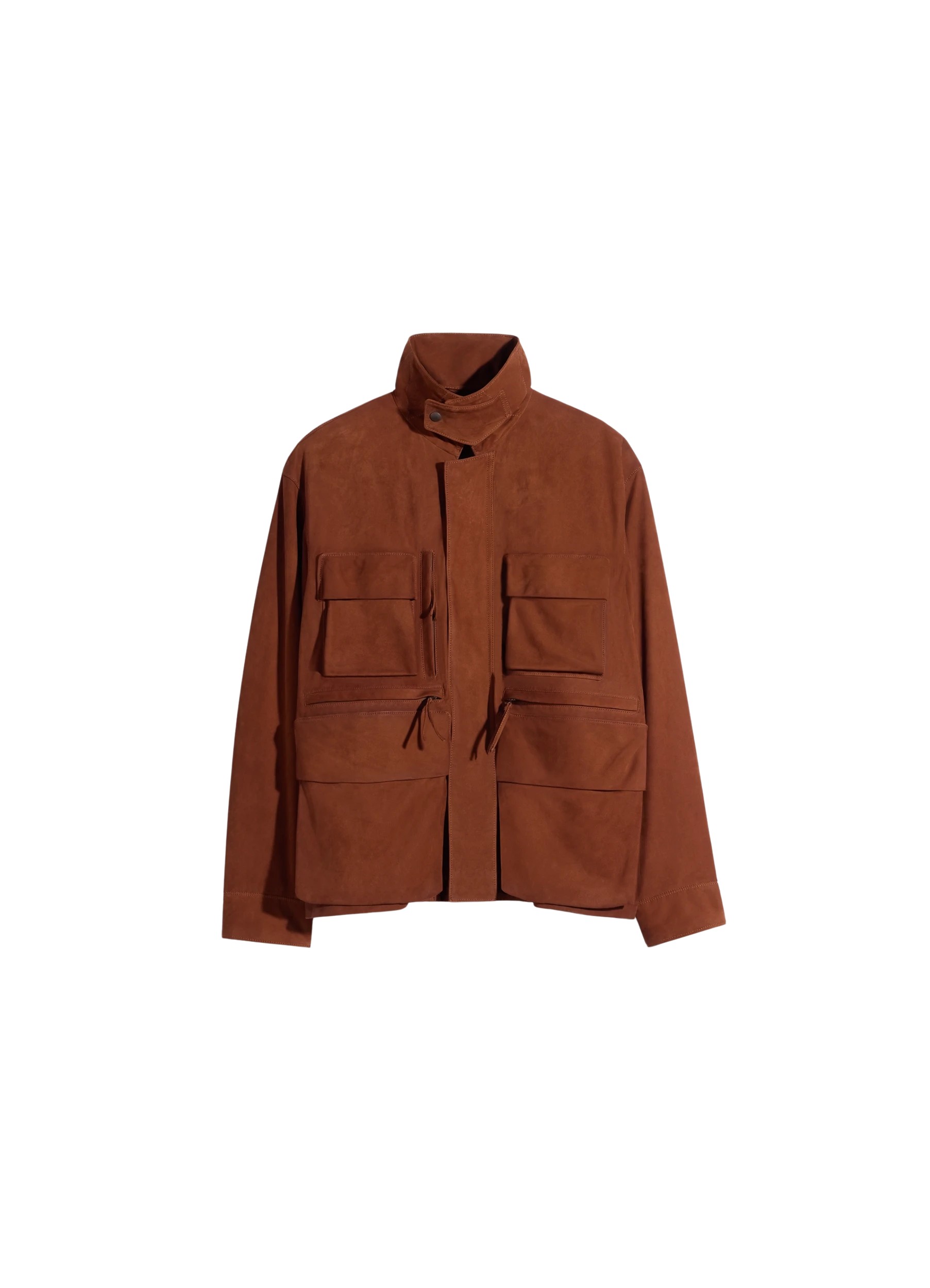 Lemaire Reporter Jacket in Nubuck - Jackets - Parisian Minimalist Luxury at Luxury Shoes 