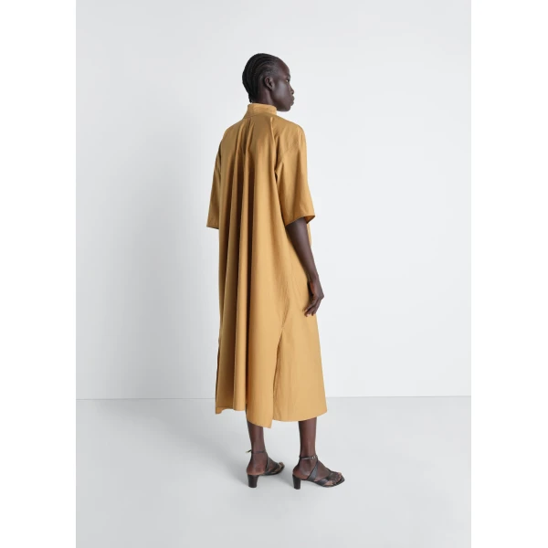 Lemaire Reversible Tube Dress in Washed Cotton Silk - Dresses - Parisian Minimalist Luxury at Luxury Shoes 