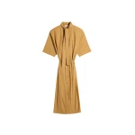 Lemaire Reversible Tube Dress in Washed Cotton Silk - Dresses - Parisian Minimalist Luxury at Luxury Shoes 