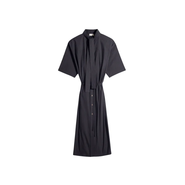 Lemaire Reversible Tube Dress in Washed Cotton Silk - Dresses - Parisian Minimalist Luxury at Luxury Shoes 