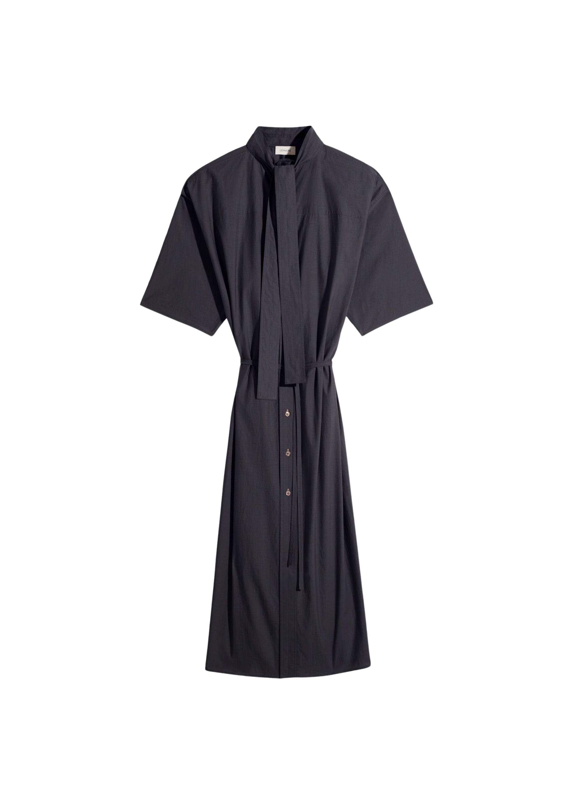 Lemaire Reversible Tube Dress in Washed Cotton Silk - Dresses - Parisian Minimalist Luxury at Luxury Shoes 