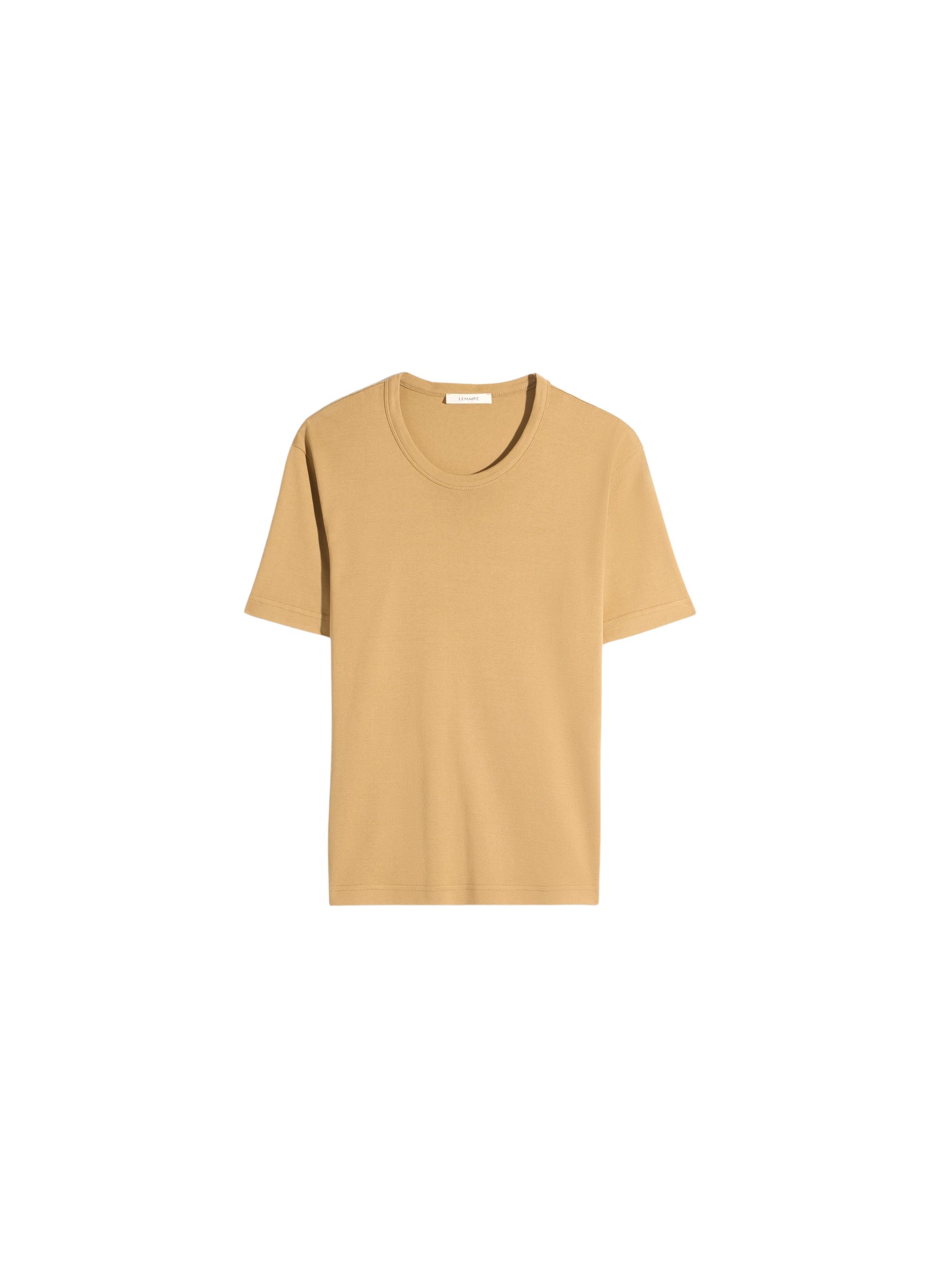 Lemaire Rib T-shirt in Jersey - Tops - Parisian Minimalist Luxury at Luxury Shoes 