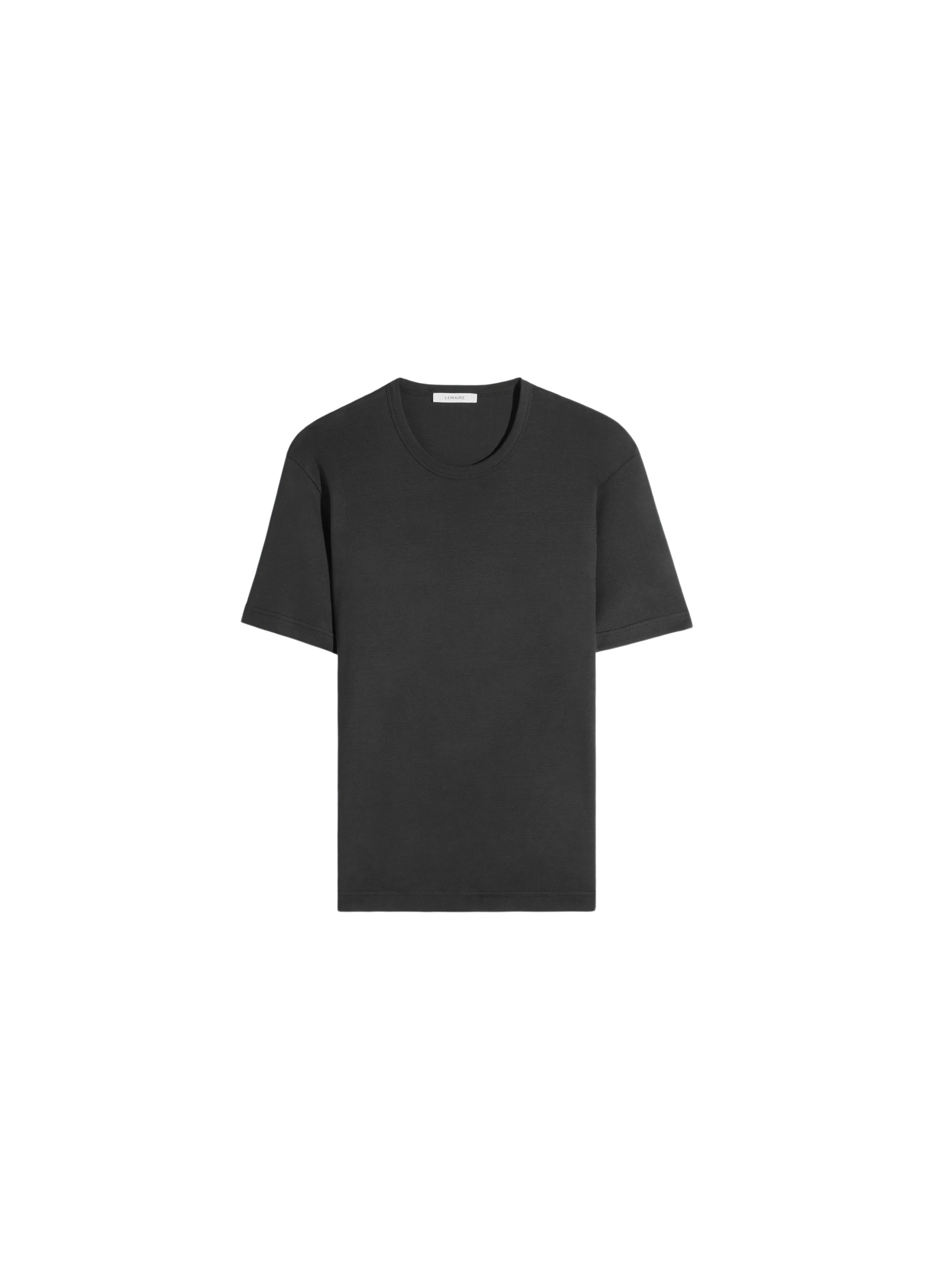 Lemaire Rib T-shirt in Jersey - Tops - Parisian Minimalist Luxury at Luxury Shoes 