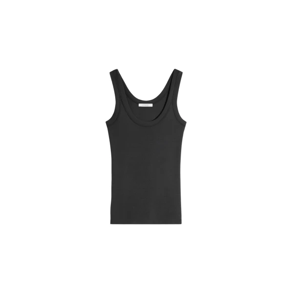 Lemaire Rib Tank Top in Jersey - Tops - Parisian Minimalist Luxury at Luxury Shoes 