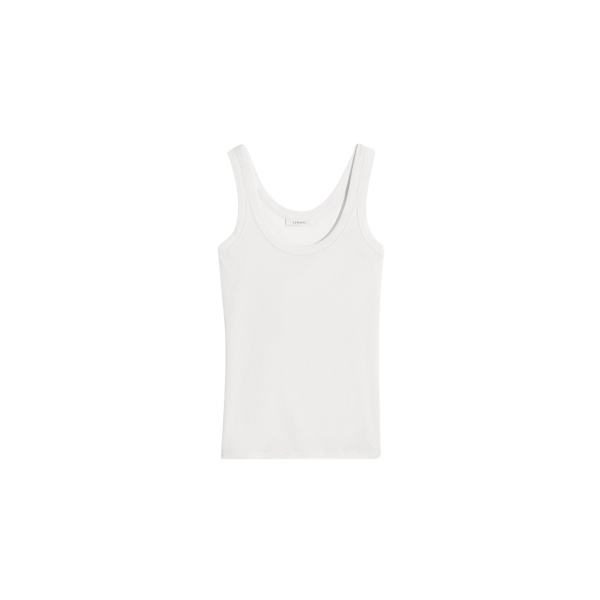 Lemaire Rib Tank Top in Jersey - Tops - Parisian Minimalist Luxury at Luxury Shoes 