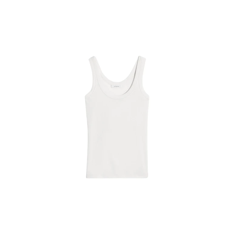 Lemaire Rib Tank Top in Jersey - Tops - Parisian Minimalist Luxury at Luxury Shoes 