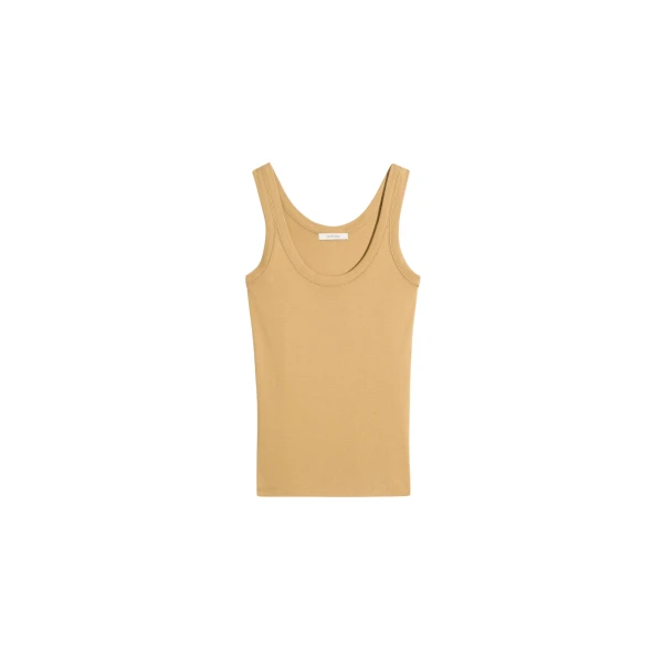 Lemaire Rib Tank Top in Jersey - Tops - Parisian Minimalist Luxury at Luxury Shoes 