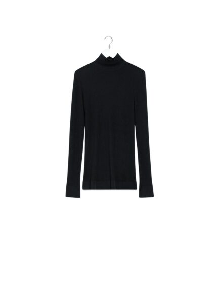 Lemaire Seamless High Neck Top in Fine Wool - Tops - Parisian Minimalist Luxury at Luxury Shoes 