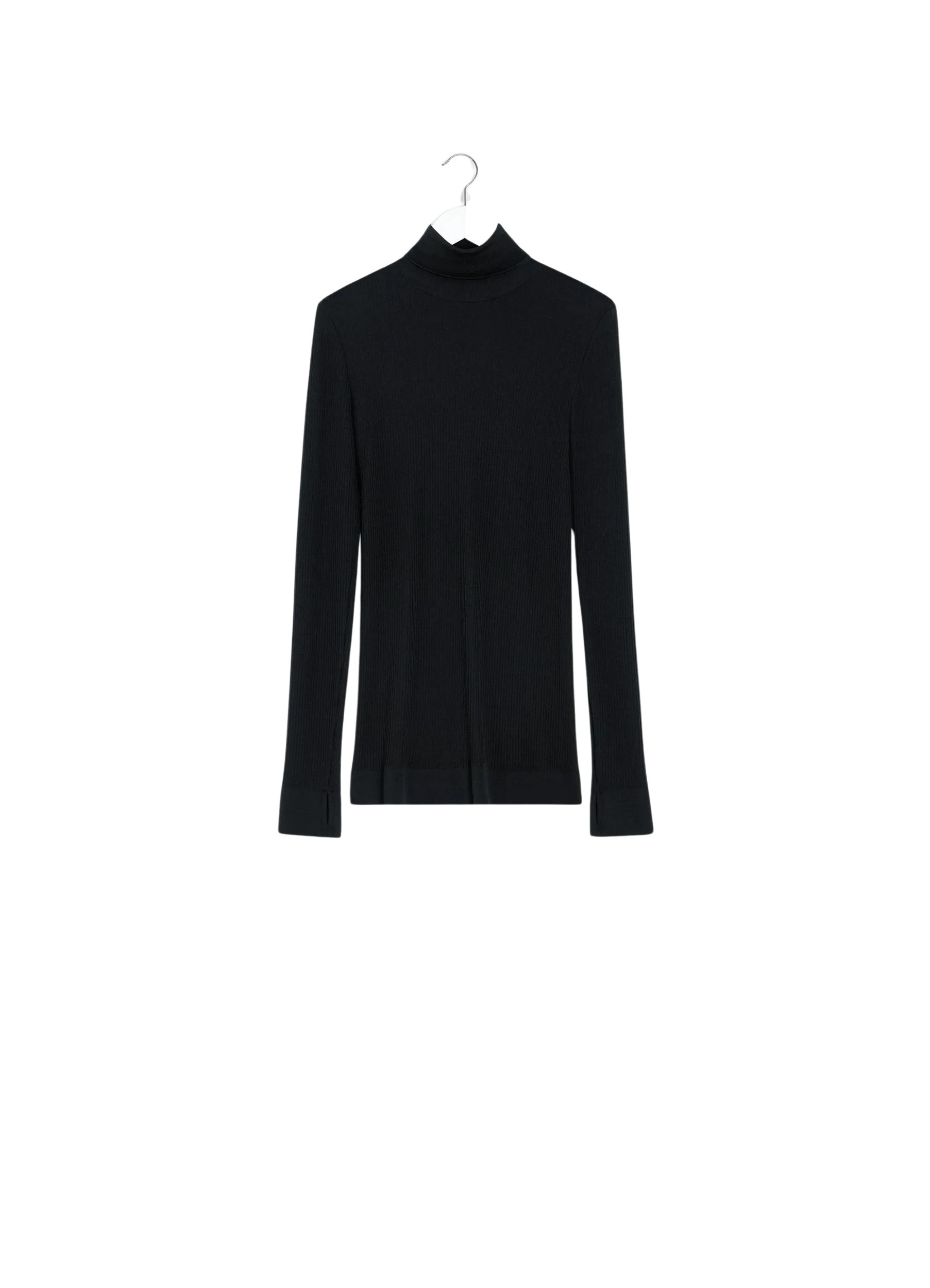 Lemaire Seamless High Neck Top in Fine Wool - Tops - Parisian Minimalist Luxury at Luxury Shoes 