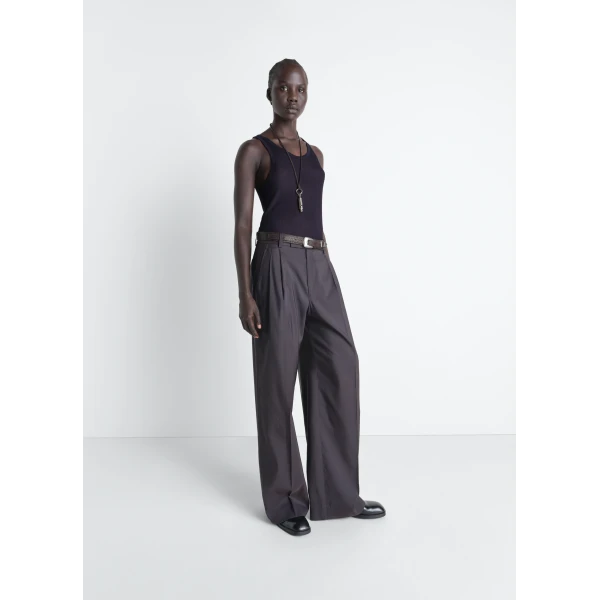 Lemaire Seamless Tank Top in Viscose Silk - Tops - Parisian Minimalist Luxury at Luxury Shoes 