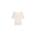 Lemaire Seamless Trompe L'oeil Top in Viscose Silk - Tops - Parisian Minimalist Luxury at Luxury Shoes 