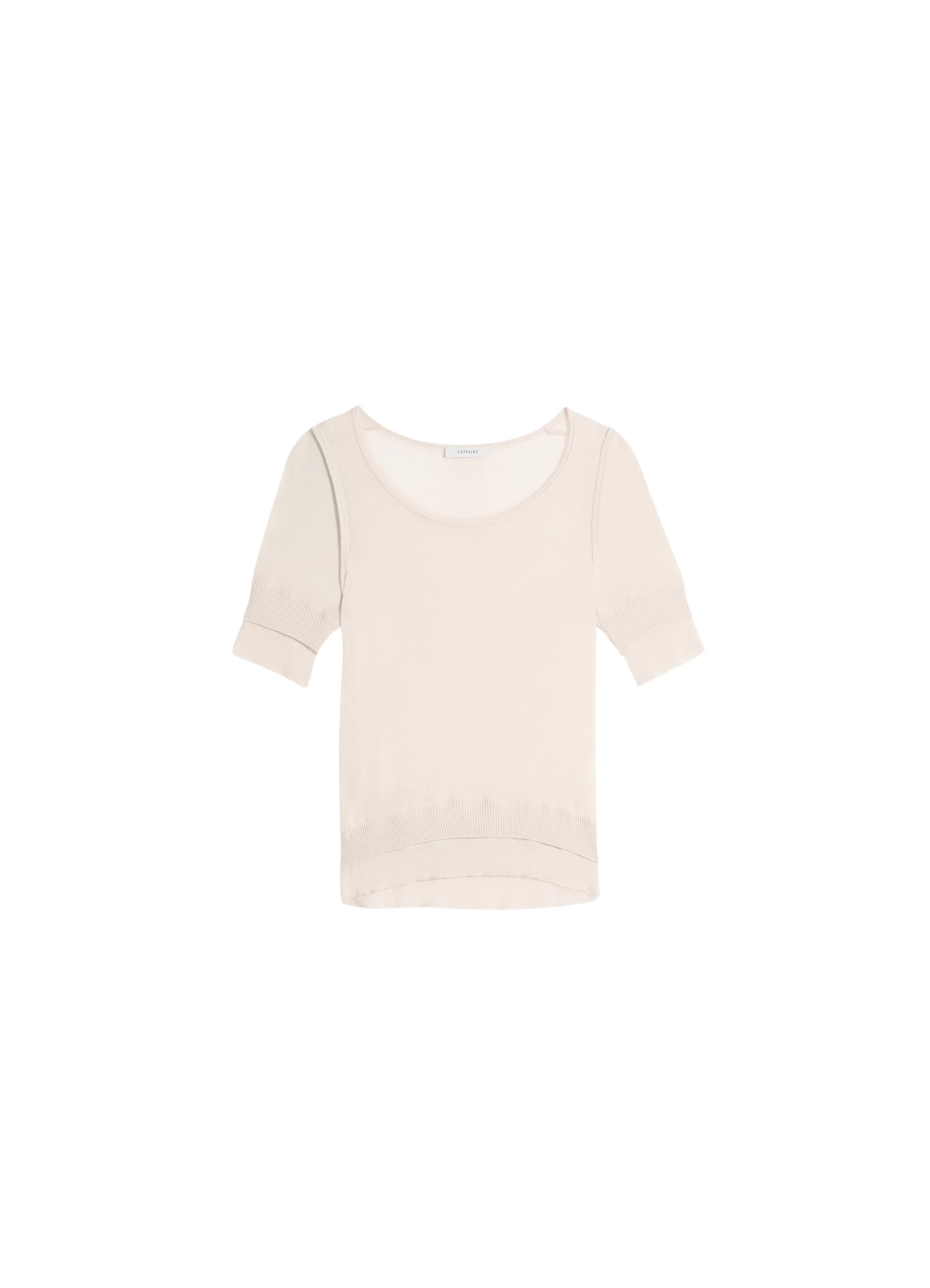 Lemaire Seamless Trompe L'oeil Top in Viscose Silk - Tops - Parisian Minimalist Luxury at Luxury Shoes 