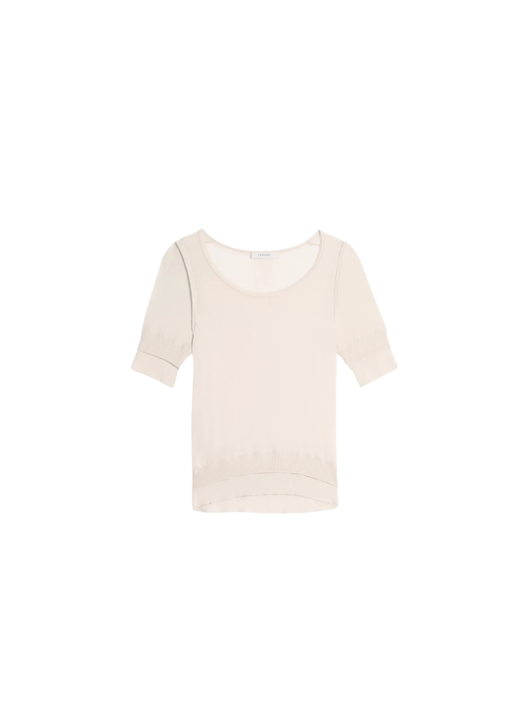 Lemaire-Seamless-Trompe-Loeil-Top-in-Viscose-Silk-coveti-640908_nobg Lemaire Seamless Trompe L'oeil Top in Viscose Silk - Tops - Parisian Minimalist Luxury at Luxury Shoes
