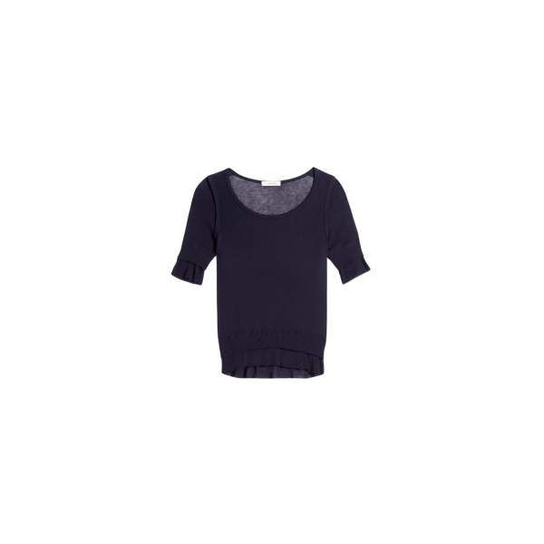 Lemaire Seamless Trompe L'oeil Top in Viscose Silk - Tops - Parisian Minimalist Luxury at Luxury Shoes 