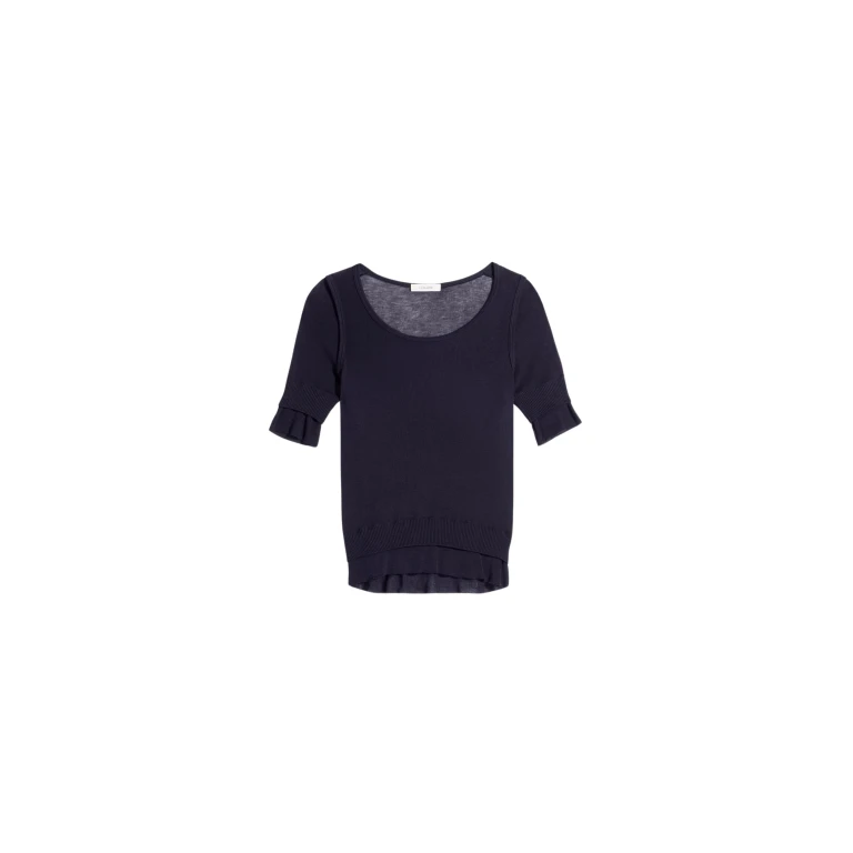 Lemaire Seamless Trompe L'oeil Top in Viscose Silk - Tops - Parisian Minimalist Luxury at Luxury Shoes 