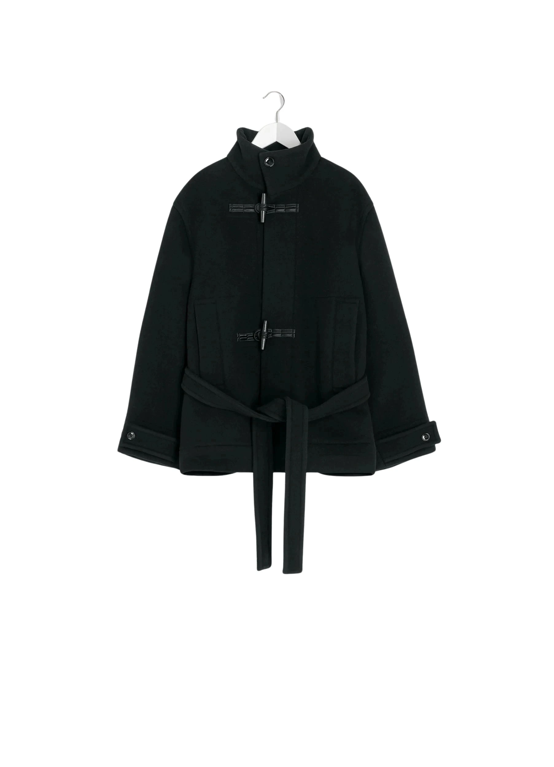Lemaire Short Duffle Coat in Wool