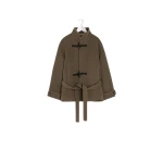 Lemaire Short Duffle Coat in Wool - Coats - Parisian Minimalist Luxury at Luxury Shoes 