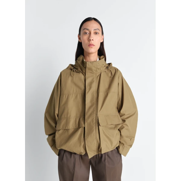 Lemaire Short Rain Parka in Ventile® Cotton - Coats - Parisian Minimalist Luxury at Luxury Shoes 