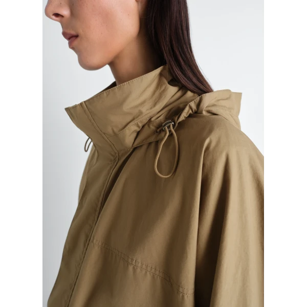 Lemaire Short Rain Parka in Ventile® Cotton - Coats - Parisian Minimalist Luxury at Luxury Shoes 