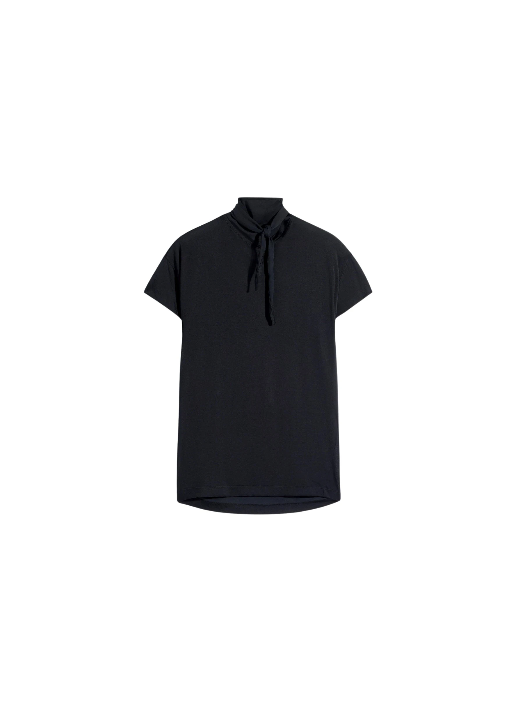 Lemaire-Short-Sleeve-Foulard-Top-in-Viscose-Cotton-Jersey-coveti91628_nobg Lemaire Short Sleeve Foulard Top in Viscose Cotton Jersey - Tops - Parisian Minimalist Luxury at Luxury Shoes