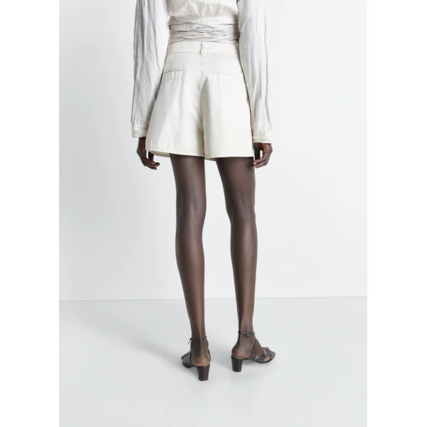 Lemaire Shorts in Cotton Twill - Shorts - Parisian Minimalist Luxury at Luxury Shoes 
