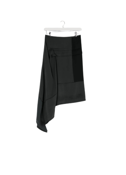 Lemaire Skirt with Pleats in Silk - Skirts - Parisian Minimalist Luxury at Luxury Shoes 