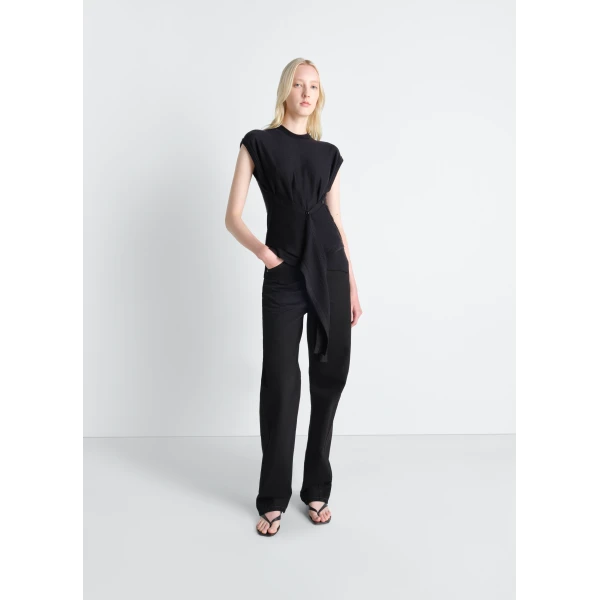 Lemaire Sleeveless Buttoned Top in Merino Blend - Tops - Parisian Minimalist Luxury at Luxury Shoes 