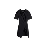 Lemaire Soft Collar Dress in Crepe Cotton - Dresses - Parisian Minimalist Luxury at Luxury Shoes 