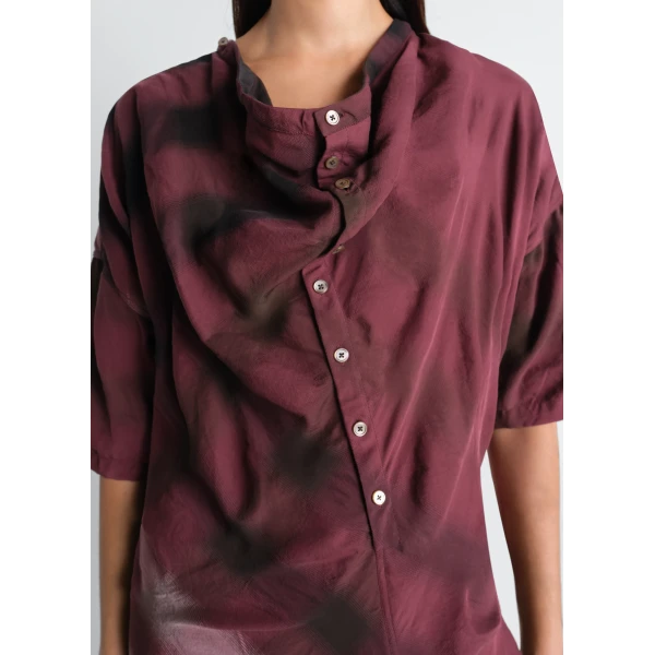 Lemaire Soft Collar Dress in Viscose Cotton - Dresses - Parisian Minimalist Luxury at Luxury Shoes 