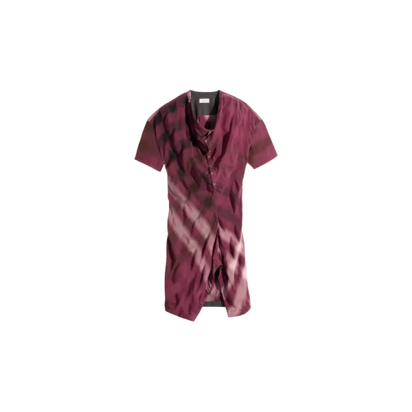 Lemaire Soft Collar Dress in Viscose Cotton - Dresses - Parisian Minimalist Luxury at Luxury Shoes 