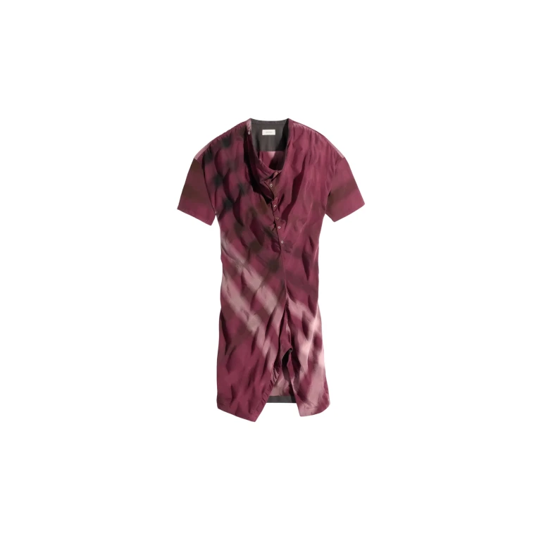 Lemaire Soft Collar Dress in Viscose Cotton - Dresses - Parisian Minimalist Luxury at Luxury Shoes 