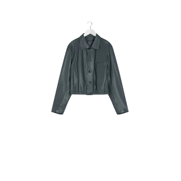 Lemaire Soft Leather Blouson - Jackets - Parisian Minimalist Luxury at Luxury Shoes 